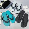 Flip-flops Men's Summer Non-slip Trend Flat Sandals Slippers Rubber Outdoor Leisure Flip-flop Beach Shoes