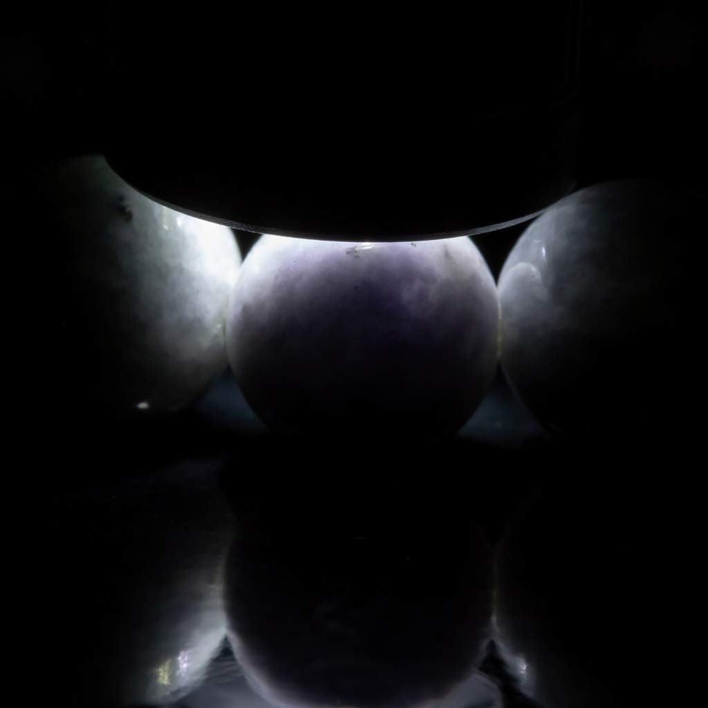 14cm Itoigawa Natural Jadeite Japanese National Jomon Power Stone Jadeite Workshop Special Paulownia Wood Quality Guarantee BR0241 (8mm beads, size)