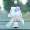 Car Ornaments Nodding Balloon Car Dashboard Decor Spring Shaking Head Toys Bobblehead Car Decoration Accessories