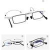 Folding Reading Glasses Blocking Anti Blue Light Glasses Reader Glasses Metal Eyeglasses