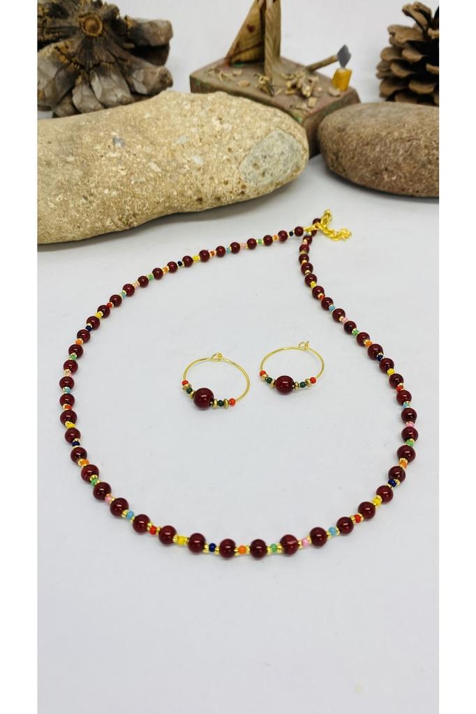 Подарок на день рождения, этническое подлинное хиппи, богемное модное ювелирное ожерелье ручной работы