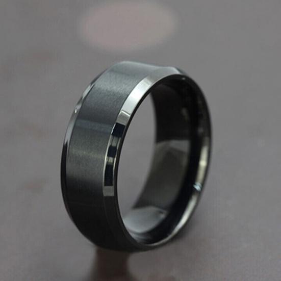 Кольцо в стиле панк, крутое, удобное в ношении, простое, креативное, широкое из титановой стали