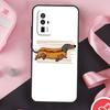 Чехол для телефона POCO F6 X6 X3 X5 M6 Pro F3 F5 M5s Xiaomi 14 Ultra 13 12 Lite 11T 12T 13T Pro с изображением таксы