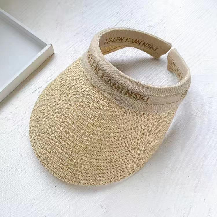 Женская летняя соломенная шляпа-утка - Универсальная солнцезащитная и пляжная кепка для путешествий на открытом воздухе