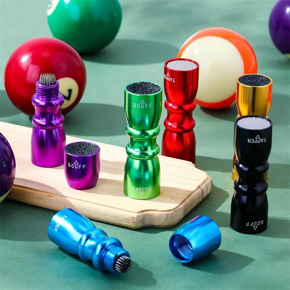 Colorful Tip Trim Tool Multifunctional Shaper Aerator Tapper Cue Tip Shaper Billiard Accessories