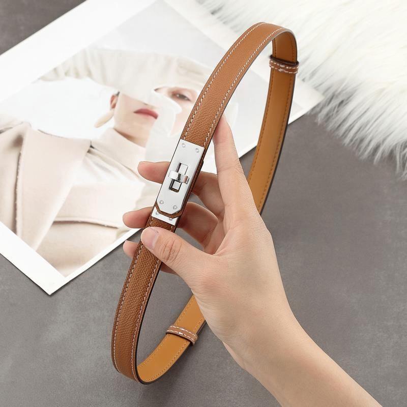 Women's Genuine Leather Kelly Belt - Versatile, Waist-Cinching, for Dresses & Coats