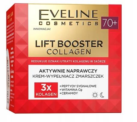 Eveline lift booster collagen 70+ krem przeciwzmarszczkowy dzień/noc 50 ml