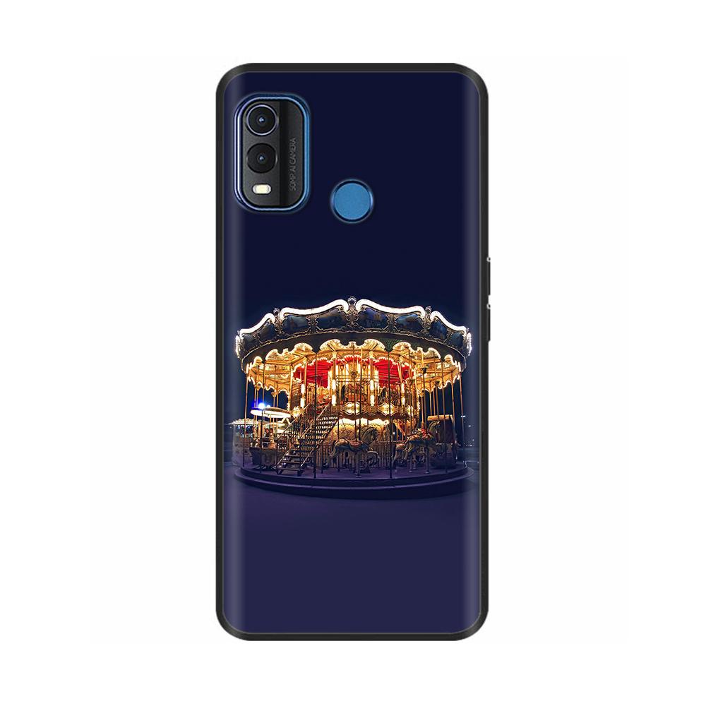 For Nokia G11 Plus Case Cute Heart Flower Soft Silicone Back Cover for Nokia G11 Plus NokiaG11 G 11 Bumper Black TPU Phone Cases