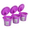 4pcs Universal Fit Coffee Filter Reusable Espresso Strainer Basket K-Cup  Coffee Maker Accessories
