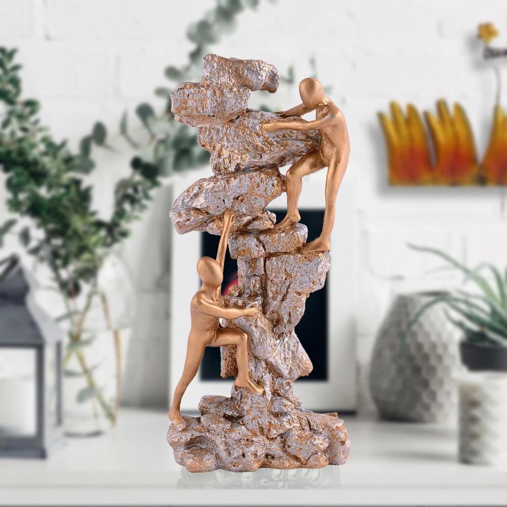 2 Мужские экспонаты для домашнего декора(Золотой,Серебряный)