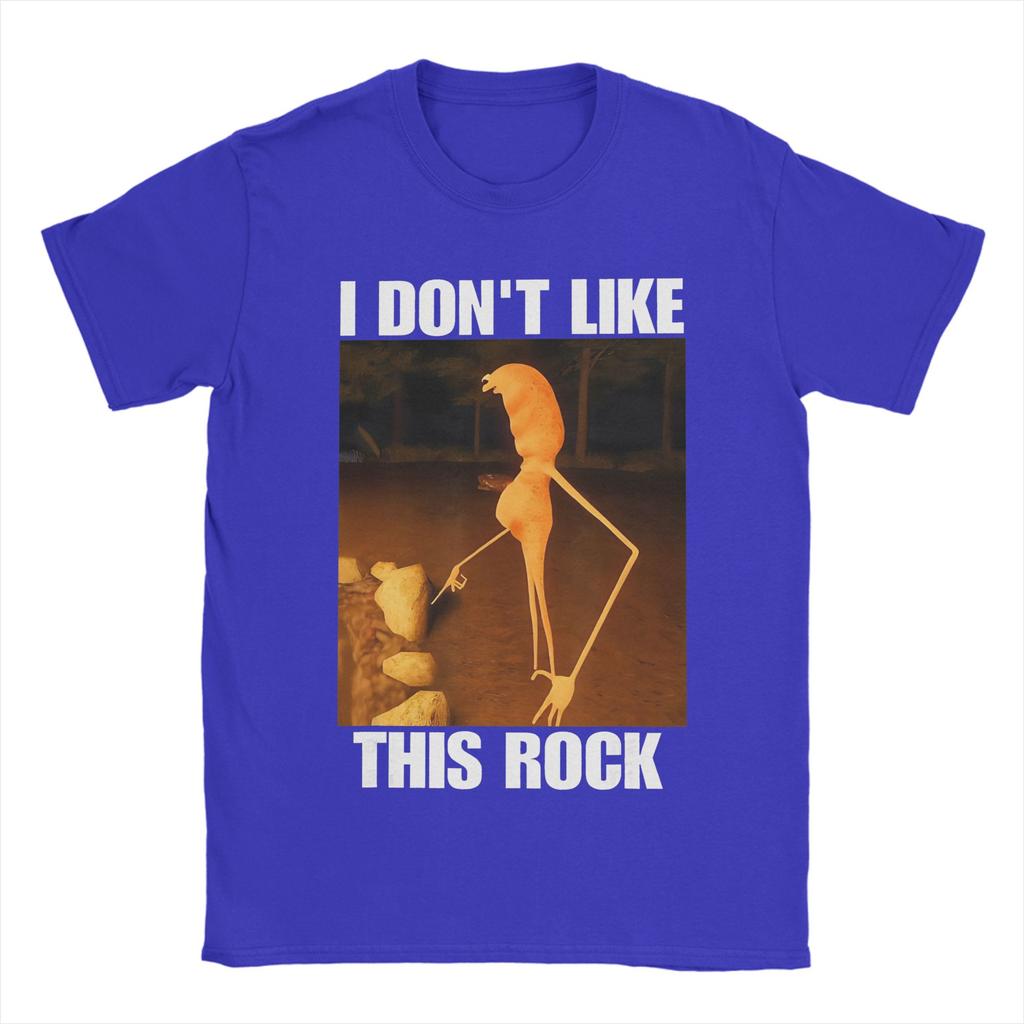 Men Women Graphic Printed Marcus The Worm I Don't Like This Rock Tee T Shirt Cotton T-shirts Clothing