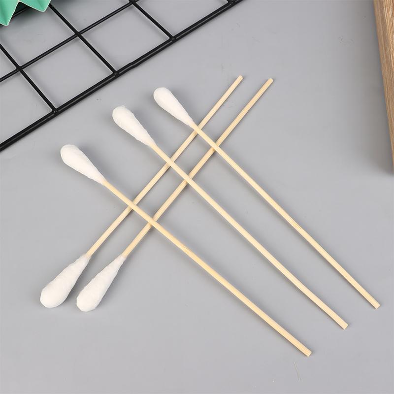 20Pcs Women Beauty Makeup Cotton Swab Big Head Buds Make Up Wood Sticks Nose Ears Cleaning Health Care 20Cm