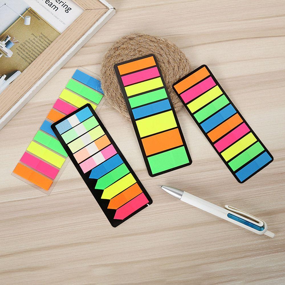 Strip Arrow Sticky Notes Memo Pad Paper Sticker Fluorescent Notes Bookmarks Planner Stickers