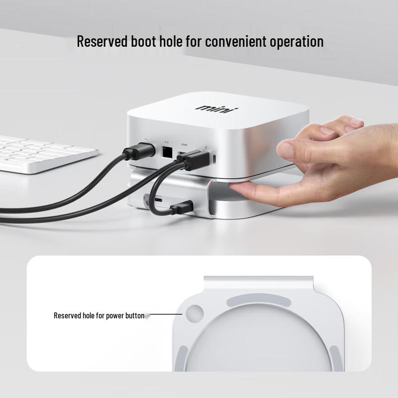 Hagibis Расширительный хаб Mac mini M4 со слотом для SSD