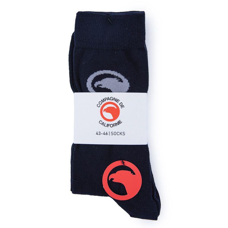 Длинные носки с напечатанным логотипом x3 Men's California Company