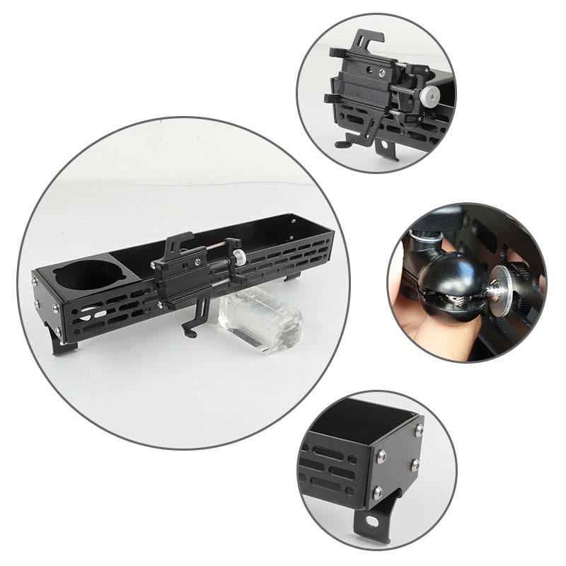 Подлокотник для второго пилота, ящик для хранения, держатель для мобильного телефона, аксессуары из алюминиевого сплава, подходят для Suzuki Jimny 2019 Up, автомобильные аксессуары