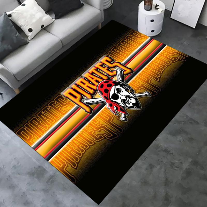 Pittsburgh Pirates Carpet Rug for Living Room Bedroom Home Sofa Decoration,Kids play Non-slip Floor Mat
