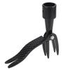 Digging Weeder Black Root Remover With Foot Pedal Gardening Lawn Accessory Stand Up Weeding Tool Weeding Head Replacement Claw Foot Pedal Weed Puller
