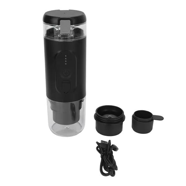 2 в 1 Портативная кофемашина с зарядкой через USB, дорожная кофеварка, ручная кофеварка E Spresso для уличного автомобиля, офиса