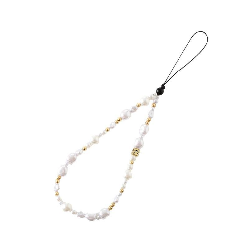 Ручная работа Жемчужный бантик Сердце Бисерный Шарм для телефона Шнурок