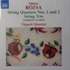CD МИКЛОШ РОЖА - КВАРТЕТ ТИППЕТТА - Струнные квартеты №№. 1 и 2 / Stri 8572903 Naxos 2013 UK Классика Б/У