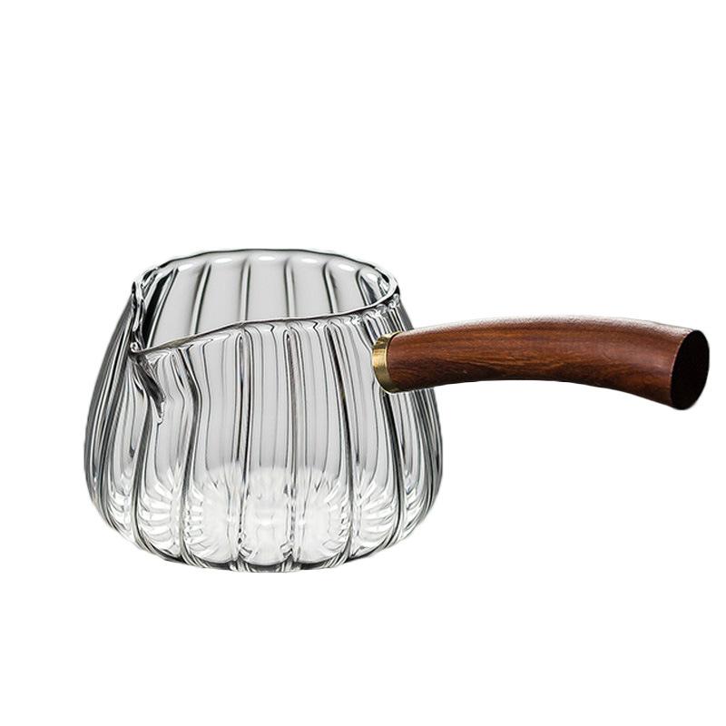 1 шт. с деревянной ручкой, термостойкий стеклянный кувшин, кухонные принадлежности, чашка для кофе и молока