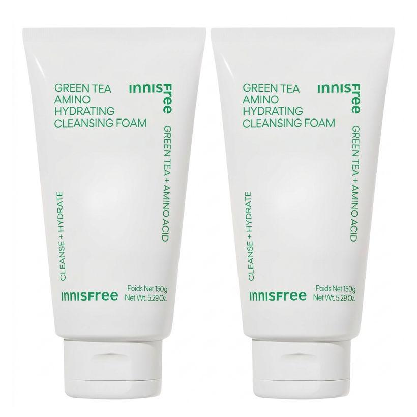 Innisfree Green Tea Amino Cleansing Foam 150ml + 150ml