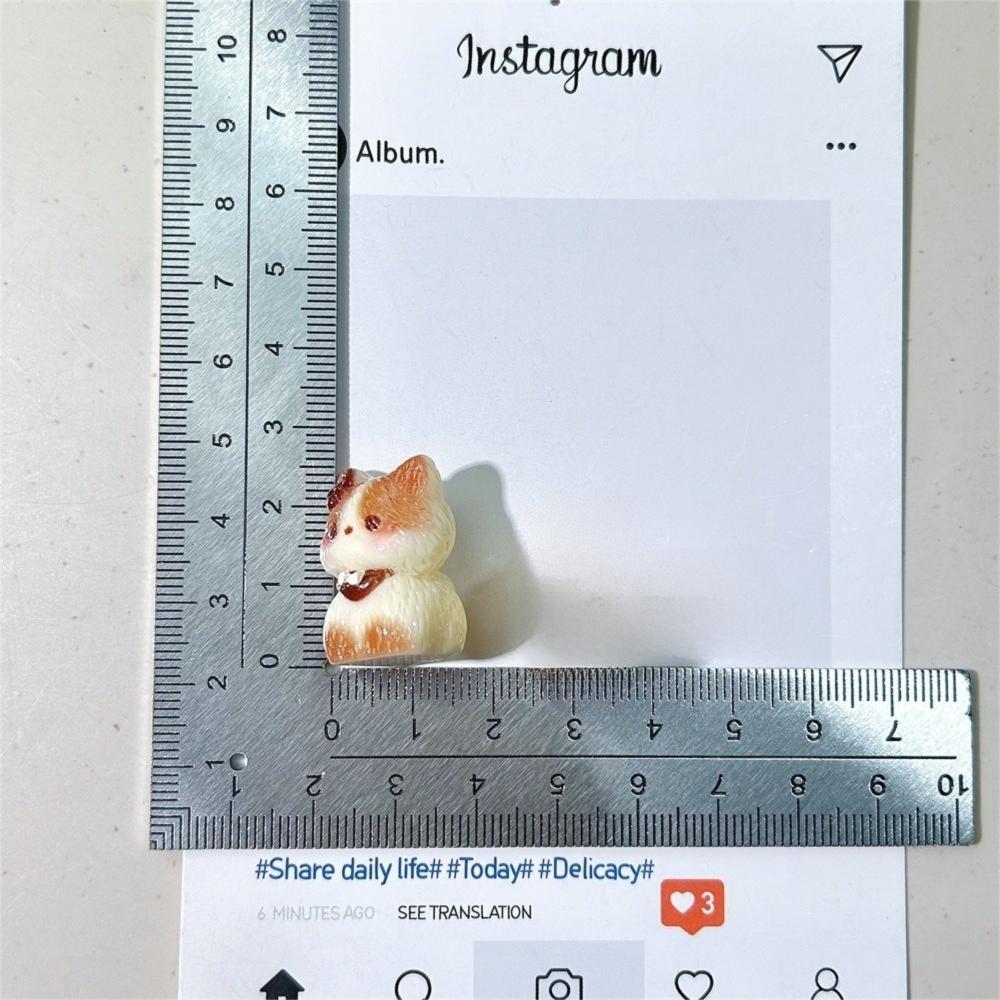 Cartoon Cute Dashboard Accessories Mini Cat Resin Garden Miniature Handicraft Accessories DIY
