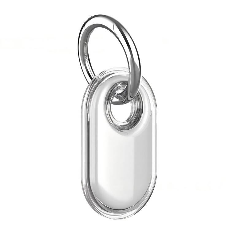 Full‑Coverage IP68 Waterproof TPU Shockproof Protective Case With Metal Carabiner Keychain For Samsung Galaxy Smart Tag 2 Tracker