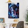 Mbappe Custom Your Name Wall Decor Tapestry Art For Pet Memorial Birthdaywedding Party Backdrop Family Gift