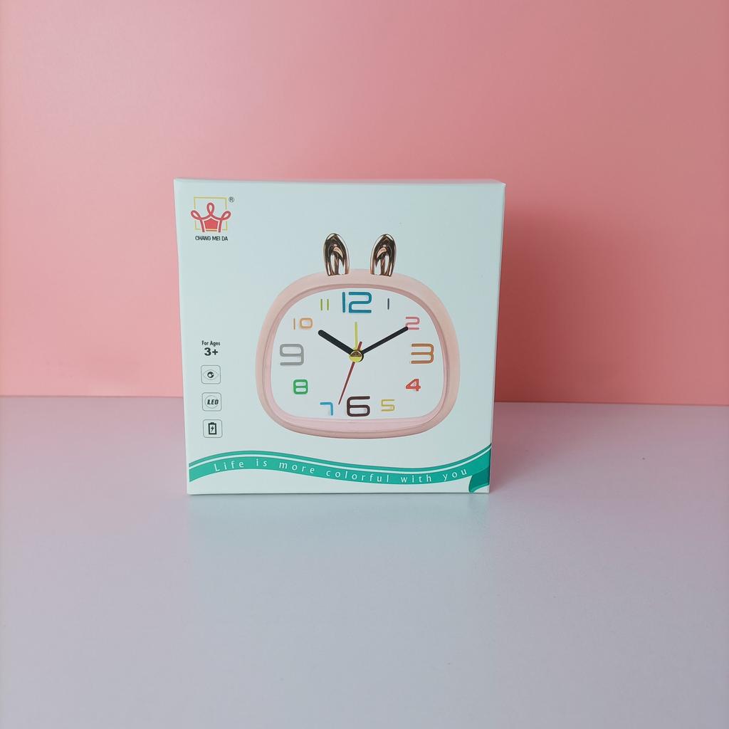Милые мини-часы в стиле свинки, маленькие свежие будильники, креативные настольные часы для дома и офиса, настольные студенческие