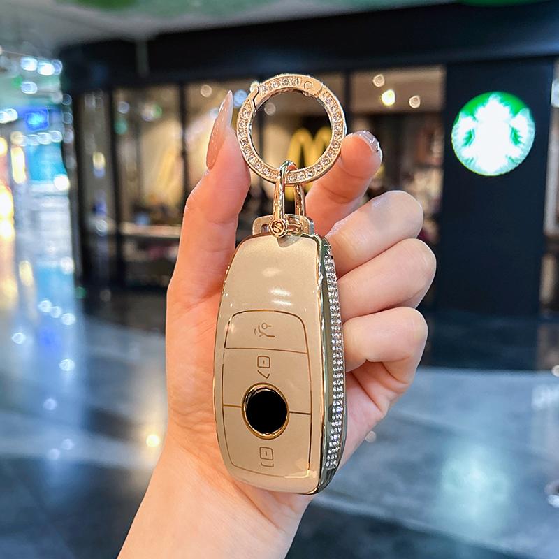 For Mercedes Benz keycase C E A B S Class GLE GLA GLB GLC GLS AMG Car key bag exquisite durable car accessories Car Key Case