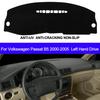 Чехол на приборную панель автомобиля для Volkswagen VW Passat B5 2000 2001 2002 2003 2004 2005, коврик для приборной панели, ковер, козырек от солнца, Стайлинг автомобиля