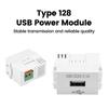 Панель для зарядки мобильного телефона, модуль питания USB, розетка 220 В, трансформатор 5 В, 2,1 А, адаптер для переключения розетки USB