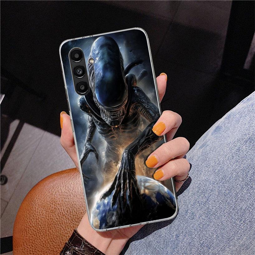 Cool A-Alien X-Xenomorph Phnoe Case for Samsung Galaxy A17 A37 A57 A16 A26 A36 A56 A15 A14 A13 A55 A54 A53 A35 A34 A33 A25 A24 A