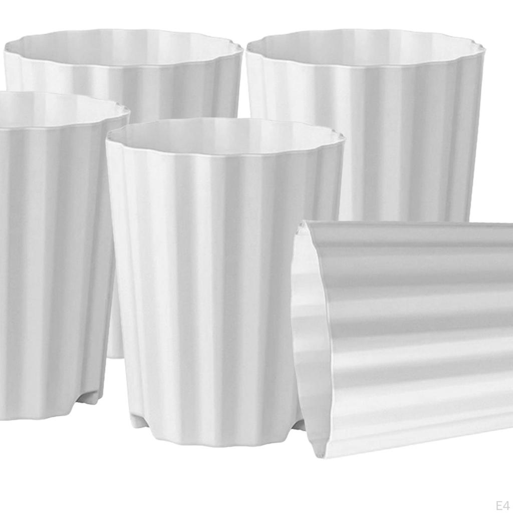 5 штук цветочных горшков 1,4 л Практичные контейнеры для домашнего декора Цветок для заднего двора Офис