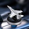 Освежитель воздуха для автомобиля с ароматерапией и 54 рассеивающими отверстиями, работающий на солнечной энергии, диффузор эфирного масла для истребителя, украшение приборной панели