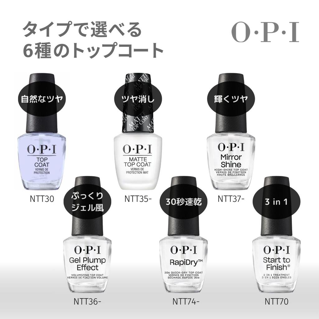 OPI Top Coat Plump Gel Style 15mL Plump Effect Top Coat (Gel NTT36)