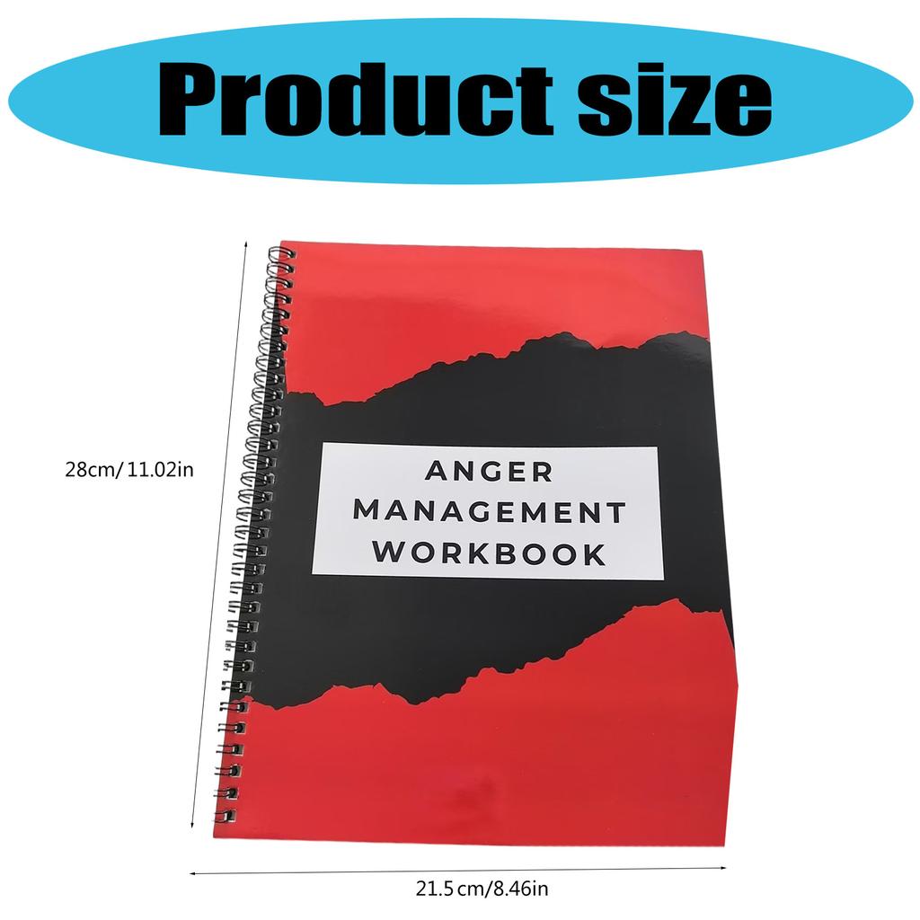 Anger Management Guidebook Journal With Interactive Assessment Notebook Easy To Use