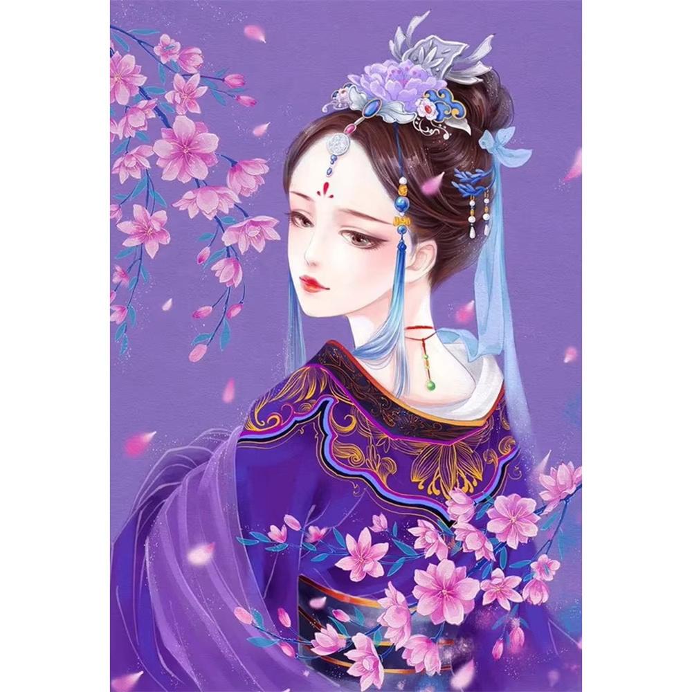 Новая 5D алмазная картина «Дерево» Полная круглая мозаика Пейзаж Цветочная вышивка - Алмазная картина, вышивка крестом