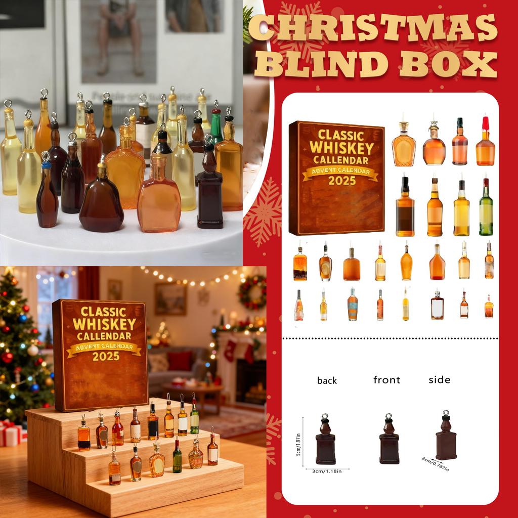 1 шт. 3D Адвент-календарь Рождественское украшение Пластиковая подвеска