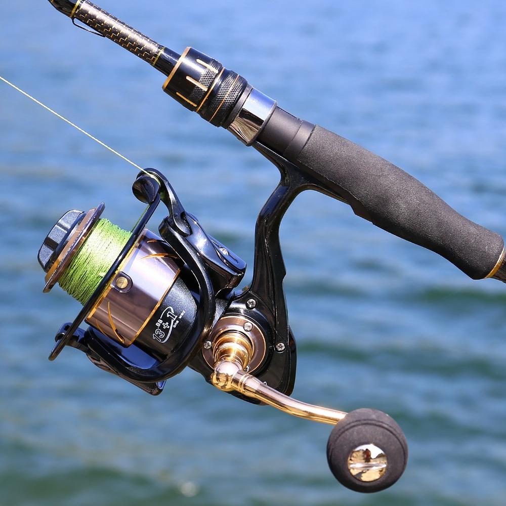 Spinning Reels 14BB Metal Spool Super Smooth High Speed Fishing Reel Bass Fishing Tackle Reels