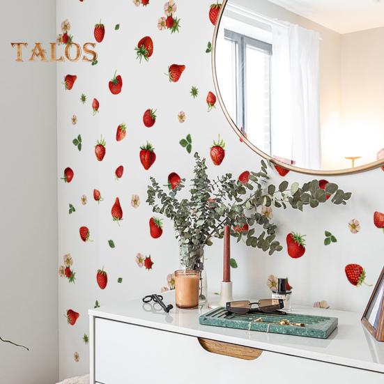 2Pcs/Set Wall Sticker Self-adhesive Decorative Colorfast Attractive Office Living Room Decoration Wall Sticker Household Supplies