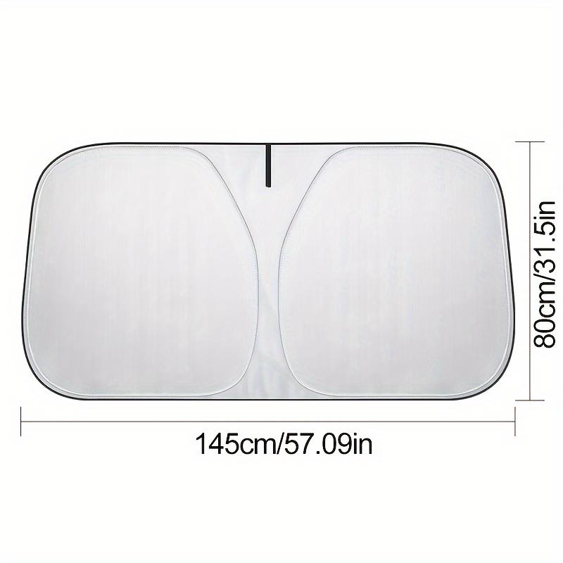 Universal Aluminum Foil Car Windshield Sunshade, Heat Insulation Front Window Cover