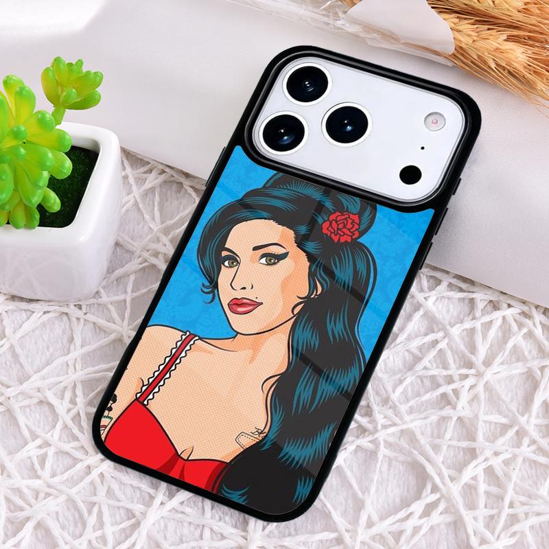 Чехол для телефона Amy Winehouse для iPhone 17 Air 16 15 11 12 14 13 Pro Max Ударопрочный чехол