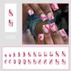 Французские накладные ногти Nials Short Square Press on Nails Fashion False Nails DIY