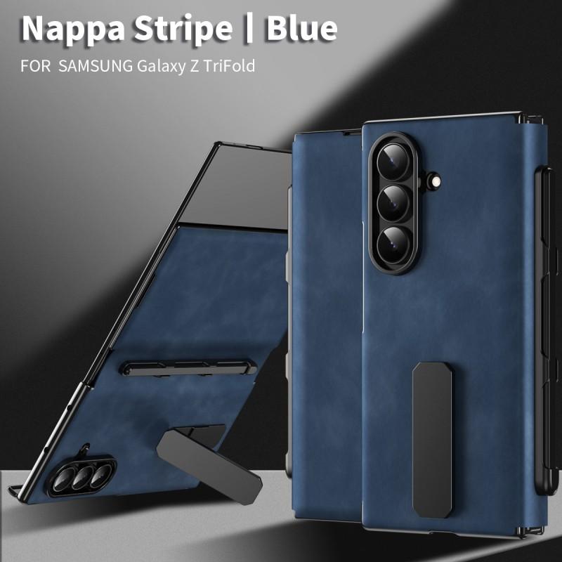 Magnetic Leather Case With Rotating Stand Z TriFold Phone Shockproof Anti-fingerprint Protector
