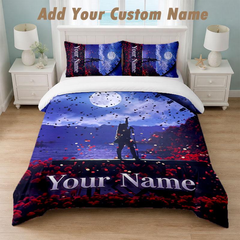 Bedding Set 1 Duvet Cover 2 Pillowcases Ayliva Print Soft Bed Linen Bedroom Decor
