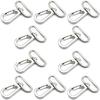 [Магазин товаров для рукоделия] 25 мм серебристые застежки-лобстеры (10 кусочков) для наплечных ремней и брелоков