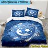 3pcs Custom Name Hilal FC Crest Bedding Set Includes 1 Duvet Cover & 2 Pillowcases for All Seasons Dormitory Home Decor Christmas gifts